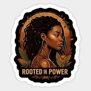 Rooted in Power Sticker